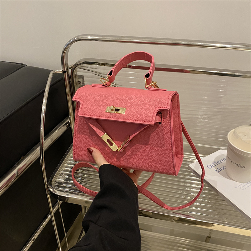 2024 nuevo bolso de moda para mujeres, bolso de mano de textura Kelly, bolso de hombro, bolso de viaje popular este año