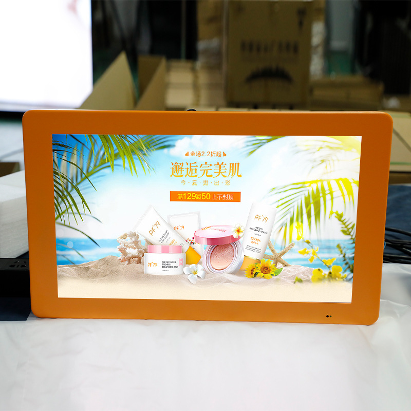 本狮19英寸壁挂广告机车载显示屏一体机智能数字标牌公交汽车专用