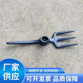 铁路镐耙工矿铁路维修施工工具三齿一尖镐耙耐磨耐用三齿耙