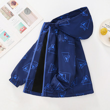 男童冲锋衣一体绒上衣中大童风衣外套春秋冬运动儿童新款3-16加绒