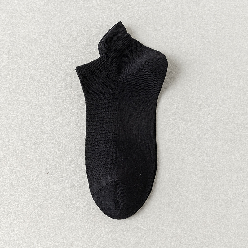 Calcetines, calcetines de algodón, calcetines de barco de mujer, calcetines de algodón de malla delgada de verano, calcetines de mujer sin hueso.