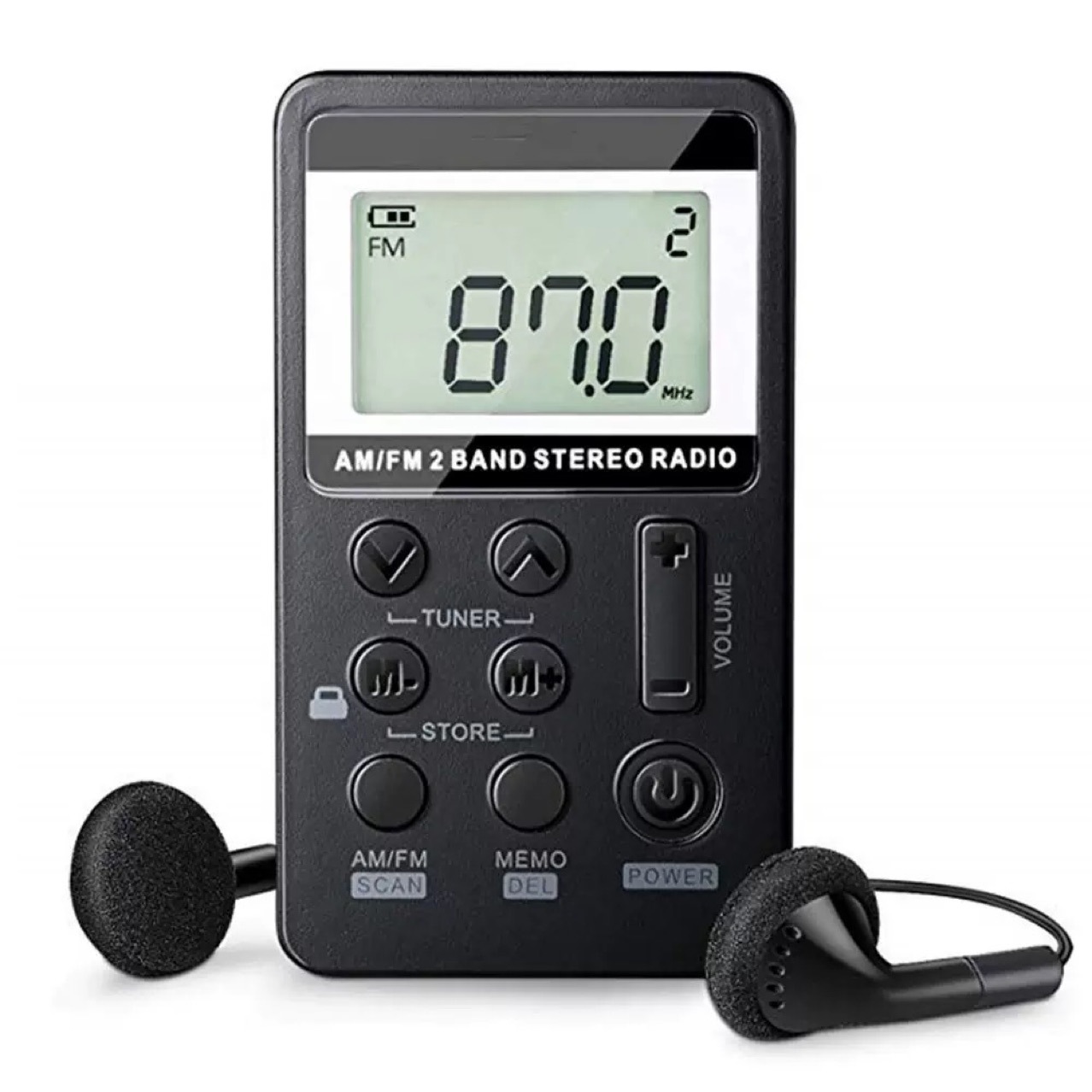 comercio exterior amfm mini pantalla digital portátil para personas mayores cargar interfaz USB radio FM