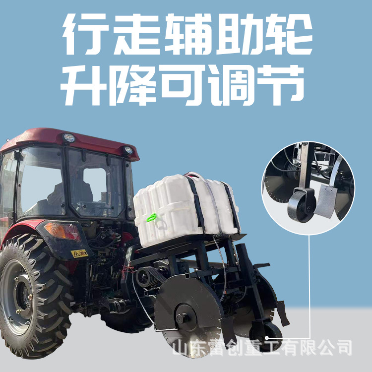 马路切缝机 双锯片混凝土路面切割机 路牙石开沟机 挖沟开槽机