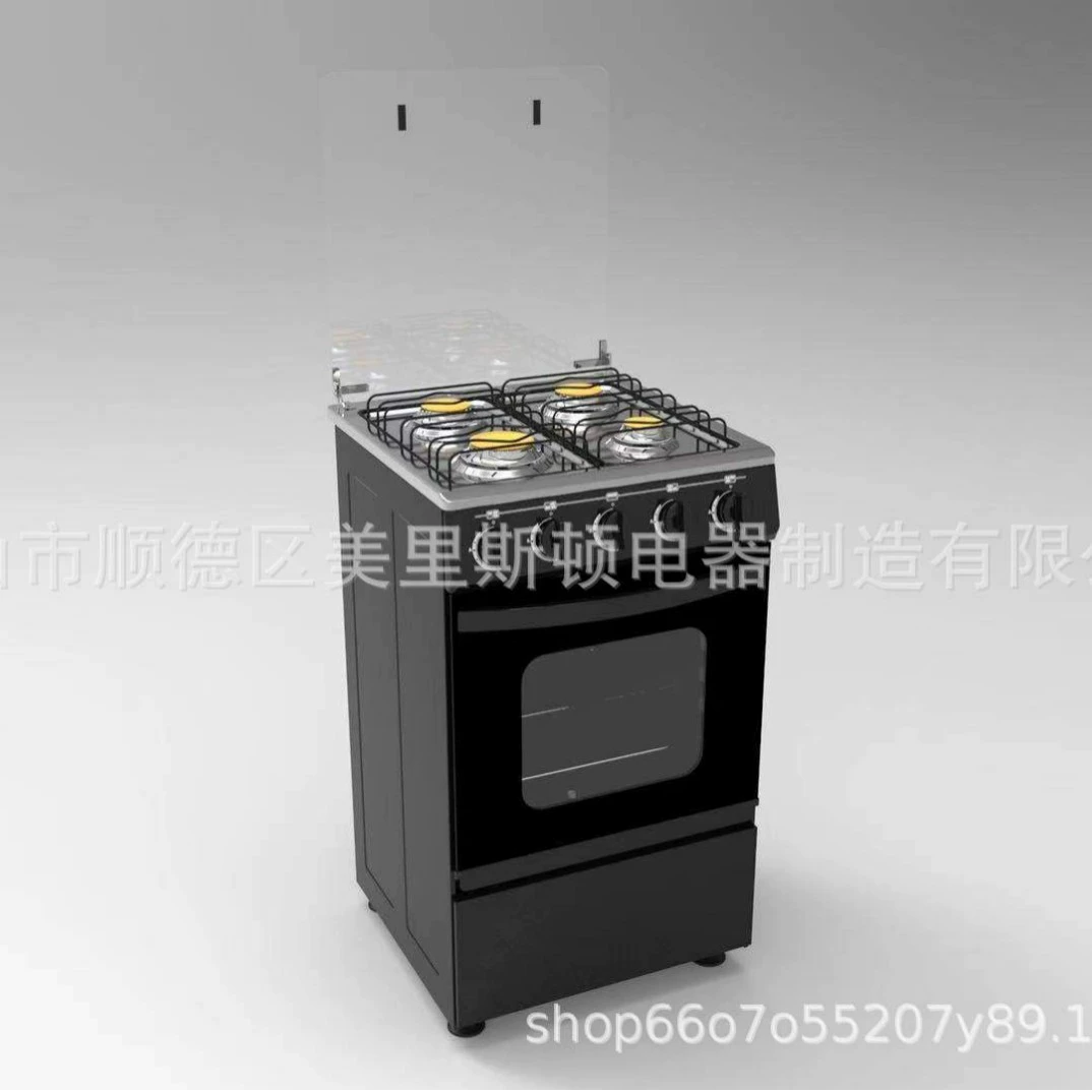 Свободная духовка с конфоркой 4 газовые горелки в конфорке 60*60
