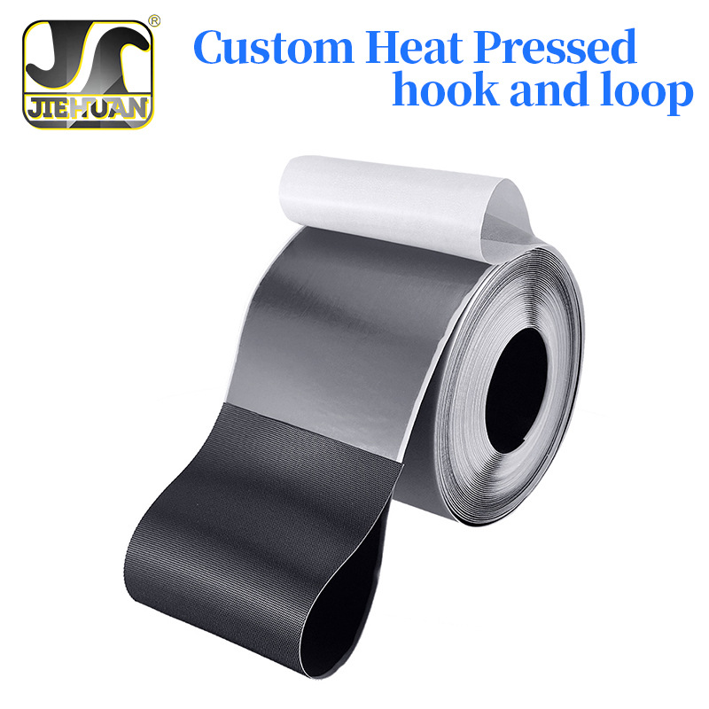 Factory Customization of washable heat pressed hook and loop