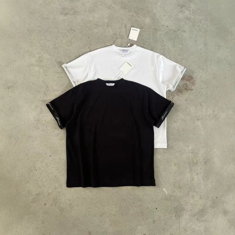 Cross-Border Foreign Trade Jacquemus Minimalist Old Money Style 2026 Spring/Summer New Ventadou Short-Sleeve T-Shirt Cross-Border Foreign Trade Jacquemus Minimalist Old Money Style 2026 Spring/Summer New Ventadou Short-Sleeve T-Shirt