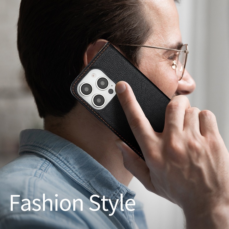 Leather Wallet Case For Iphone 17 With 16 Card Slots Protection_voghion.com