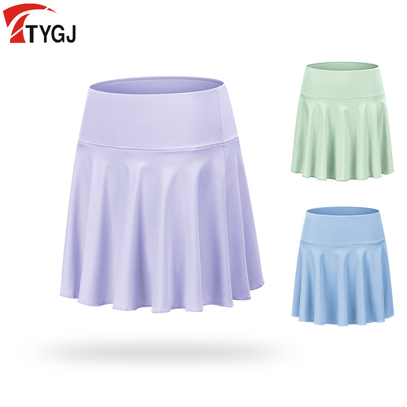 Autumn and summer golf skirt golf clothing sports skirt pleated skirt anti-exposure short skirt ball feather clothing