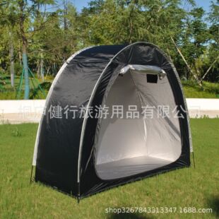 Upgraded Version of the Upgraded Black Outdoor Cycling Tent, Black Storage Room Tent, 50 Printable Logo