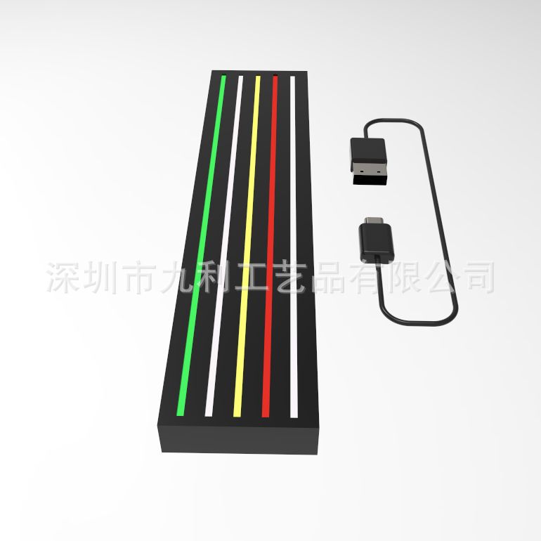 工厂批发亚克力多槽LED发光底座七彩发光底台 可拆装发光底座生产