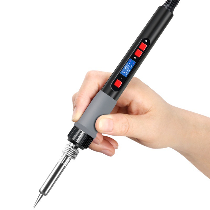 Pantalla digital transfronteriza temperatura ajustable temperatura constante de soldadura eléctrica hierro calefacción interna 60W soldadura eléctrica pluma 110V eléctrica fábrica de hierro al por mayor