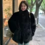立领中长款宽松版冬季大衣