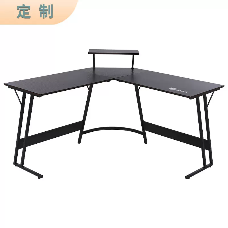 定制贴牌电脑桌台式卧室L型电竞争游戏桌gamingdesk轻奢电竞桌