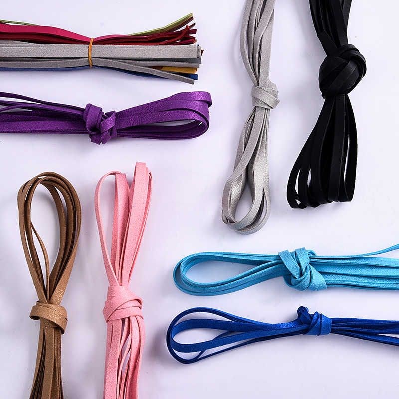 鹿皮绒压边丝绒织带葱粉韩国绒韩国贴面绒带发带装饰配件韩版双面