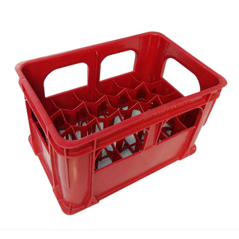 12格塑料啤酒箱玻璃瓶装饮料周转箱豆奶筐夜市烧烤汽水框分格胶篮