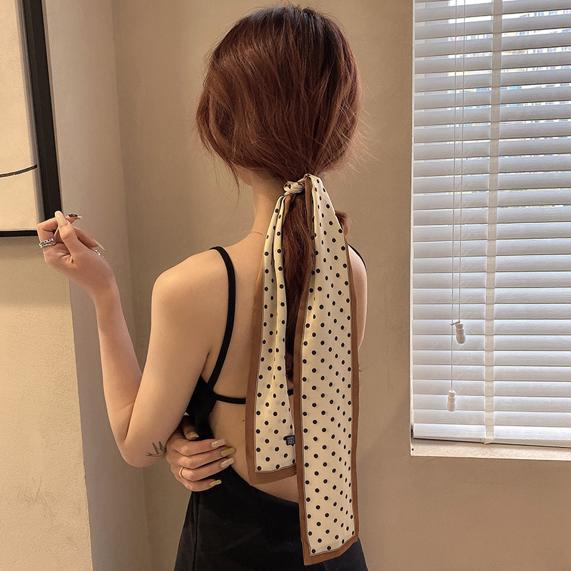 Pañuelo de seda banda para el cabello estilo francés para mujer cinta para el cabello accesorios para el cabello tocado Red para el cabello rojo 2023 nueva cinta trenzada para el cabello diadema