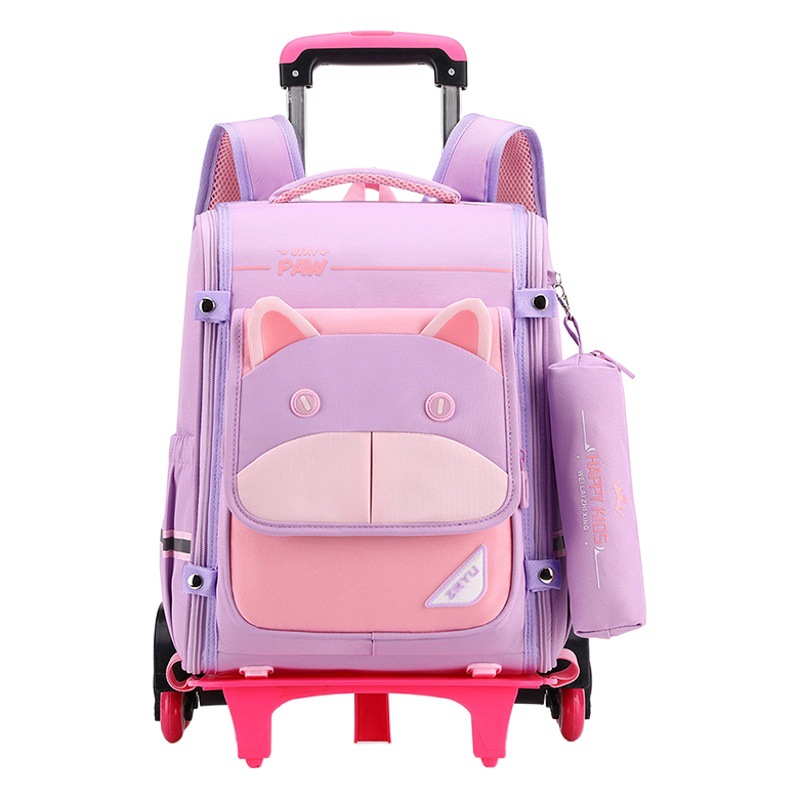 Pescado natural espacio abierto completo carro mochila Escuela Primaria estudiante grado 1-5 hombres y mujeres de una sola pieza de impresión de la entrega LOGOTIPO