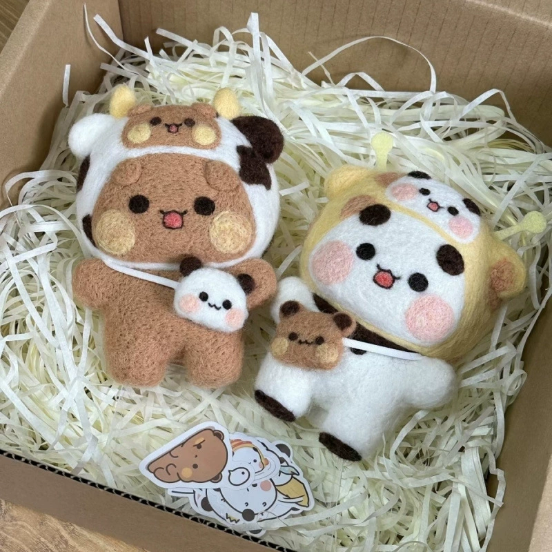 Wool felt, materials set, DIY