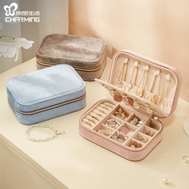 首饰箱;首饰架/箱;收纳层架