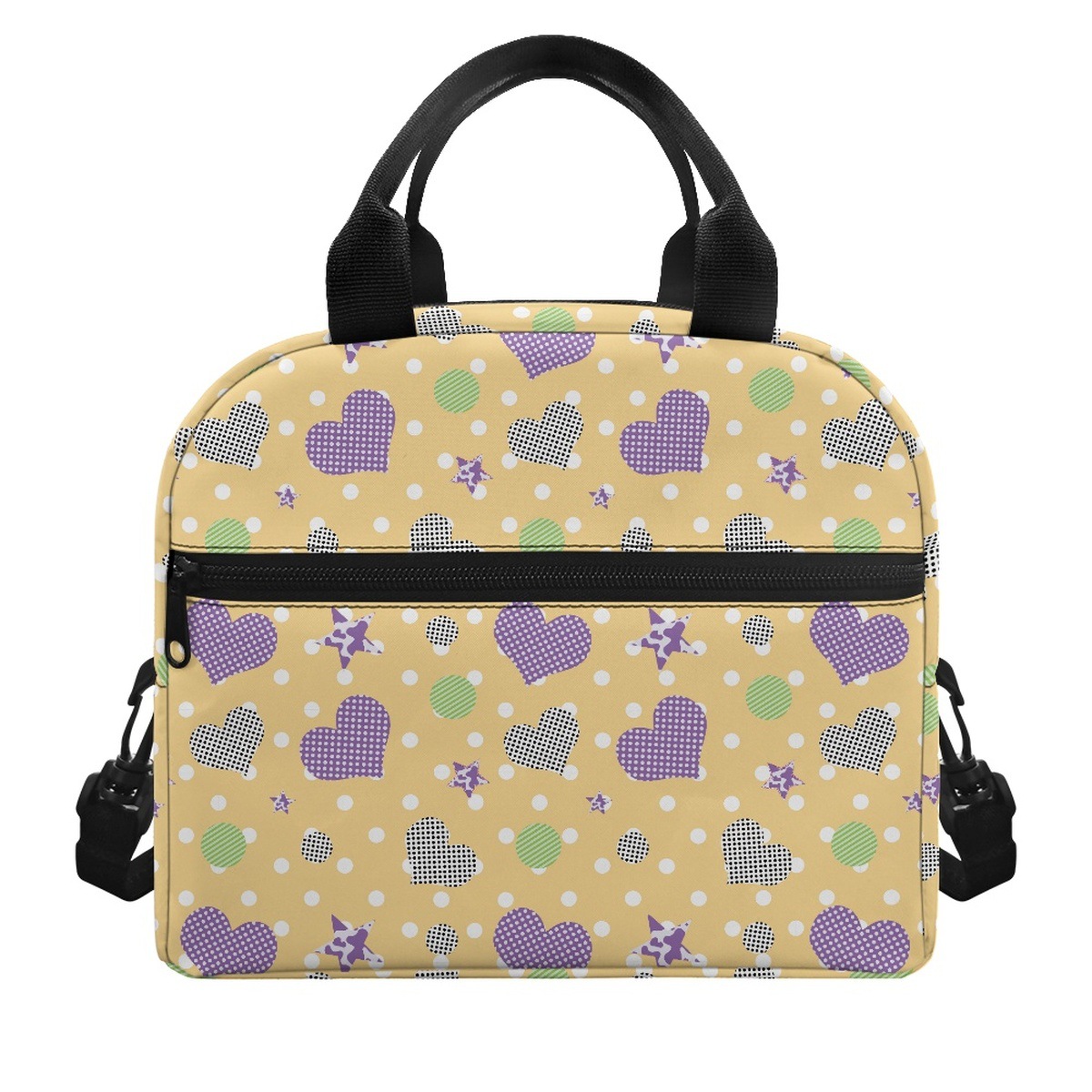 Amazon Summer Feng fruit printed lunch bag climbing out of the mountainer, portable large -capacity girl heart insulation bag wholesale
