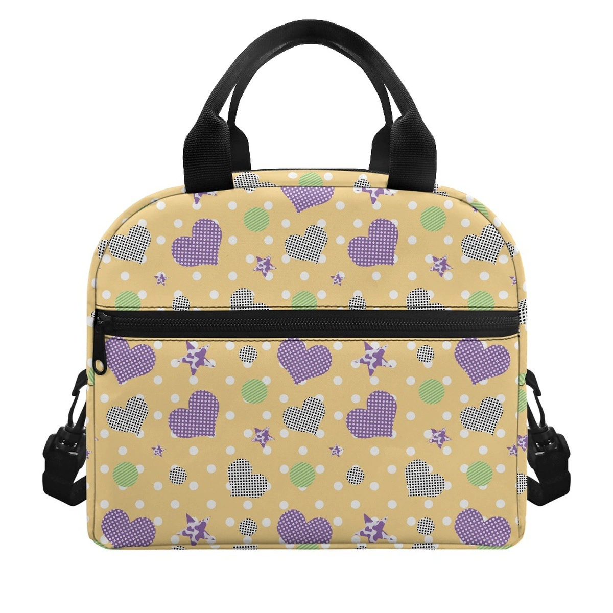 Amazon Summer Feng fruit printed lunch bag climbing out of the mountainer, portable large -capacity girl heart insulation bag wholesale