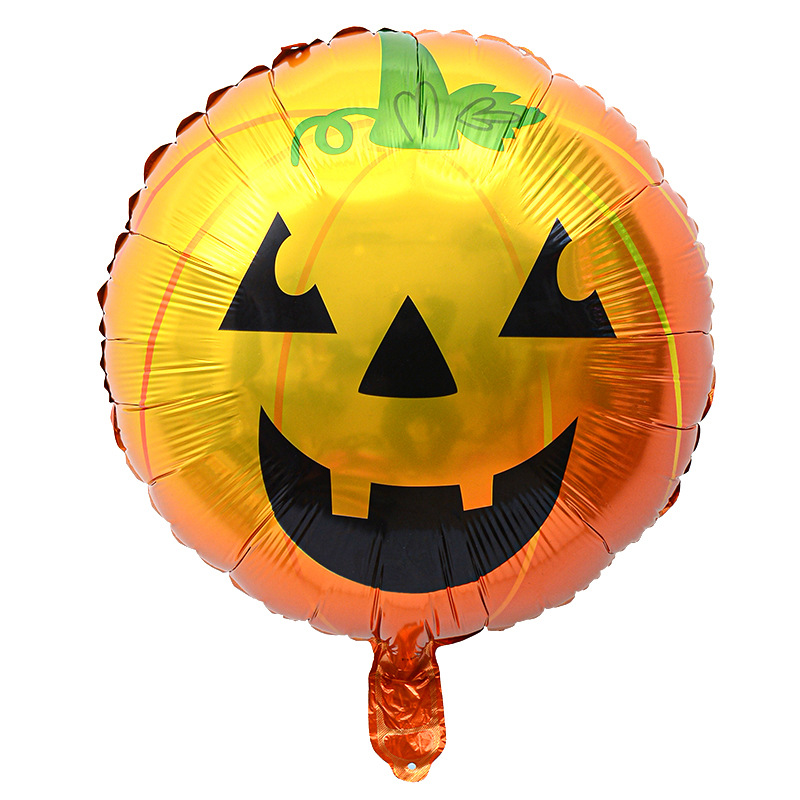 Comercio exterior 18 pulgadas Halloween película de aluminio globo festival fantasma calabaza calavera fantasma tema fiesta arreglo globo al por mayor