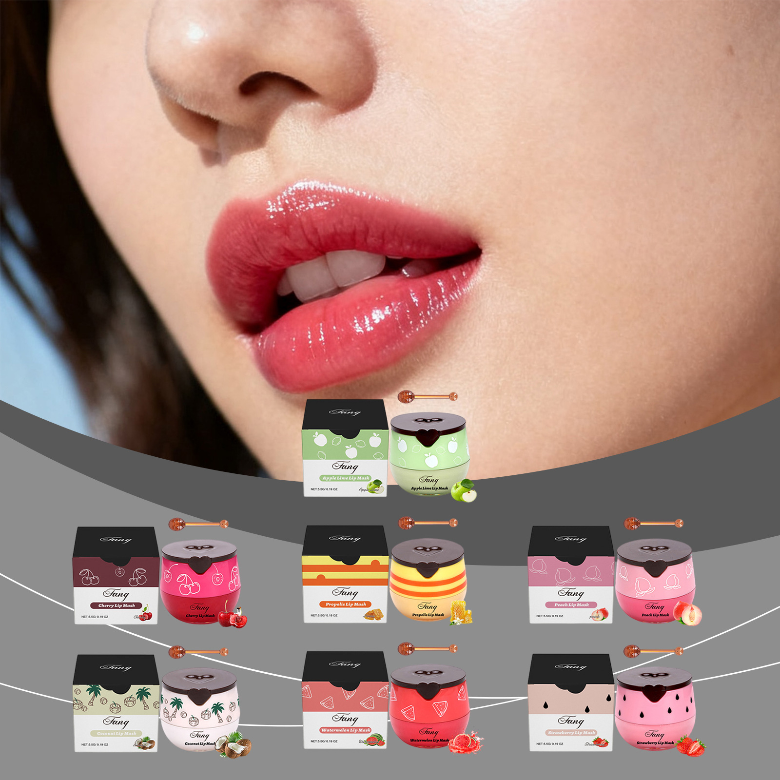 保湿顺滑唇膜 护理唇部肌肤柔双唇保湿清爽水盈盈润唇膜