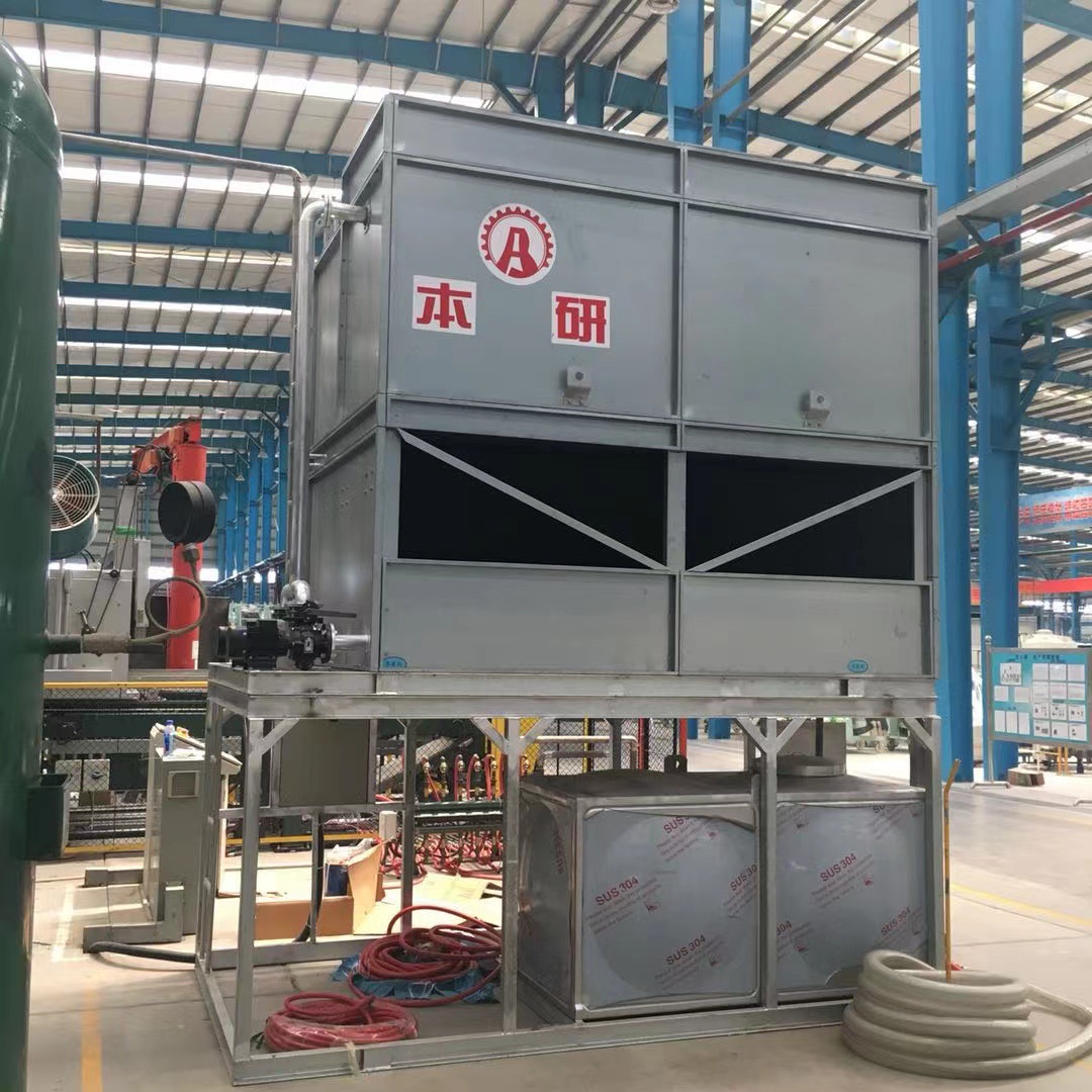 大型闭式冷却塔玻璃钢方形逆流式制冷设备封闭式低噪音横流塔