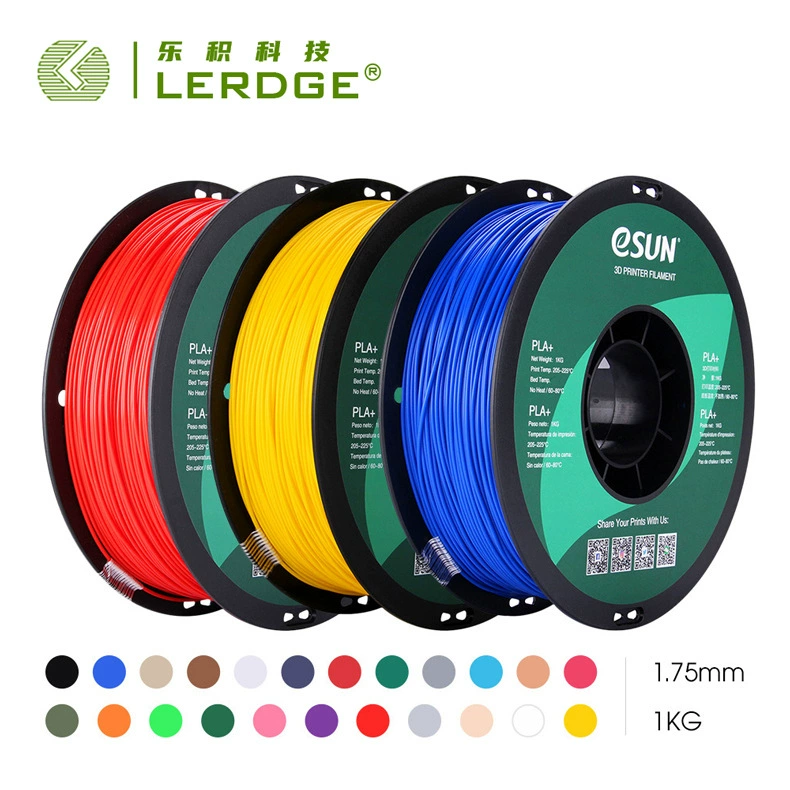 LERDGE PLA+ нитка для 3D-печати 1,75 мм, катушка 1 кг — повышенная прочность, экологичная