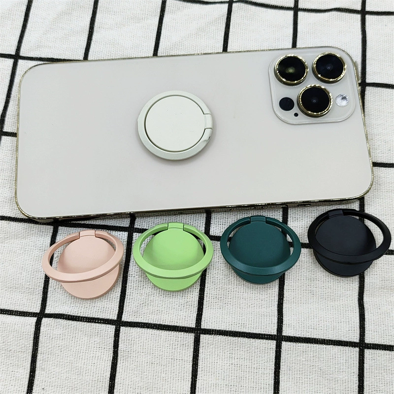 Держатель для кольца с пряжкой, кольцо с пряжкой, цельнометаллическая краска, ультратонкая пряжка для мобильного телефона с принтом логотипа, держатель для задней наклейки для мобильного телефона, подарок