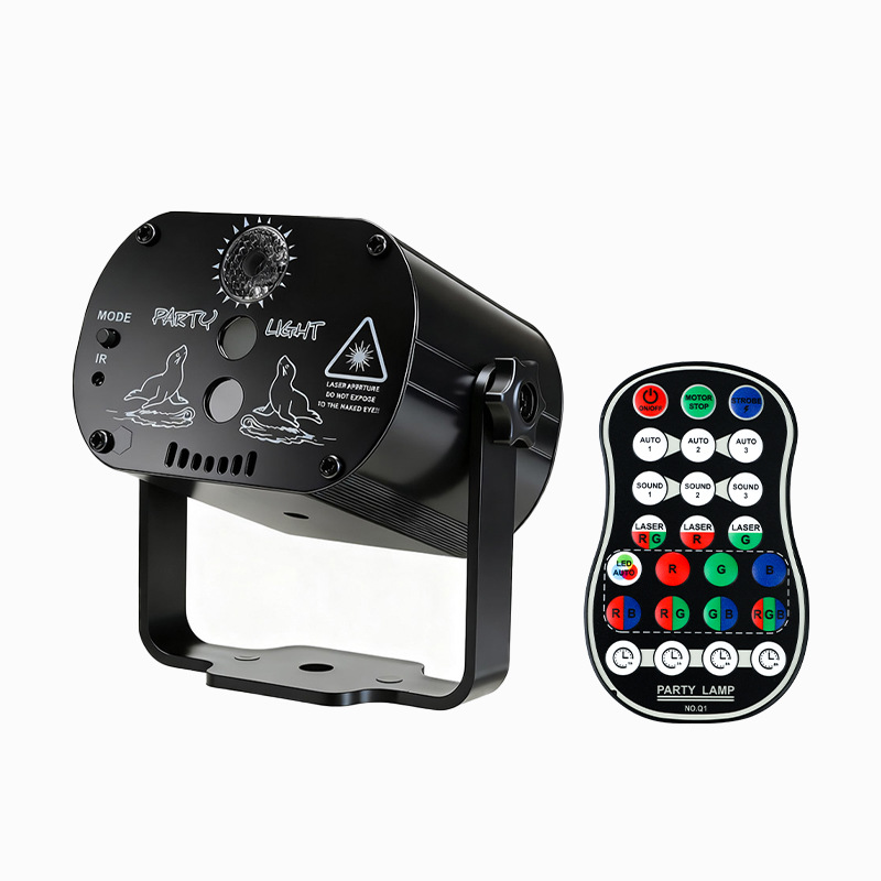 LED colorido flash etapa luz al aire libre mini láser Luz láser USB atmósfera discoteca Navidad cielo estrellado lámpara de proyección