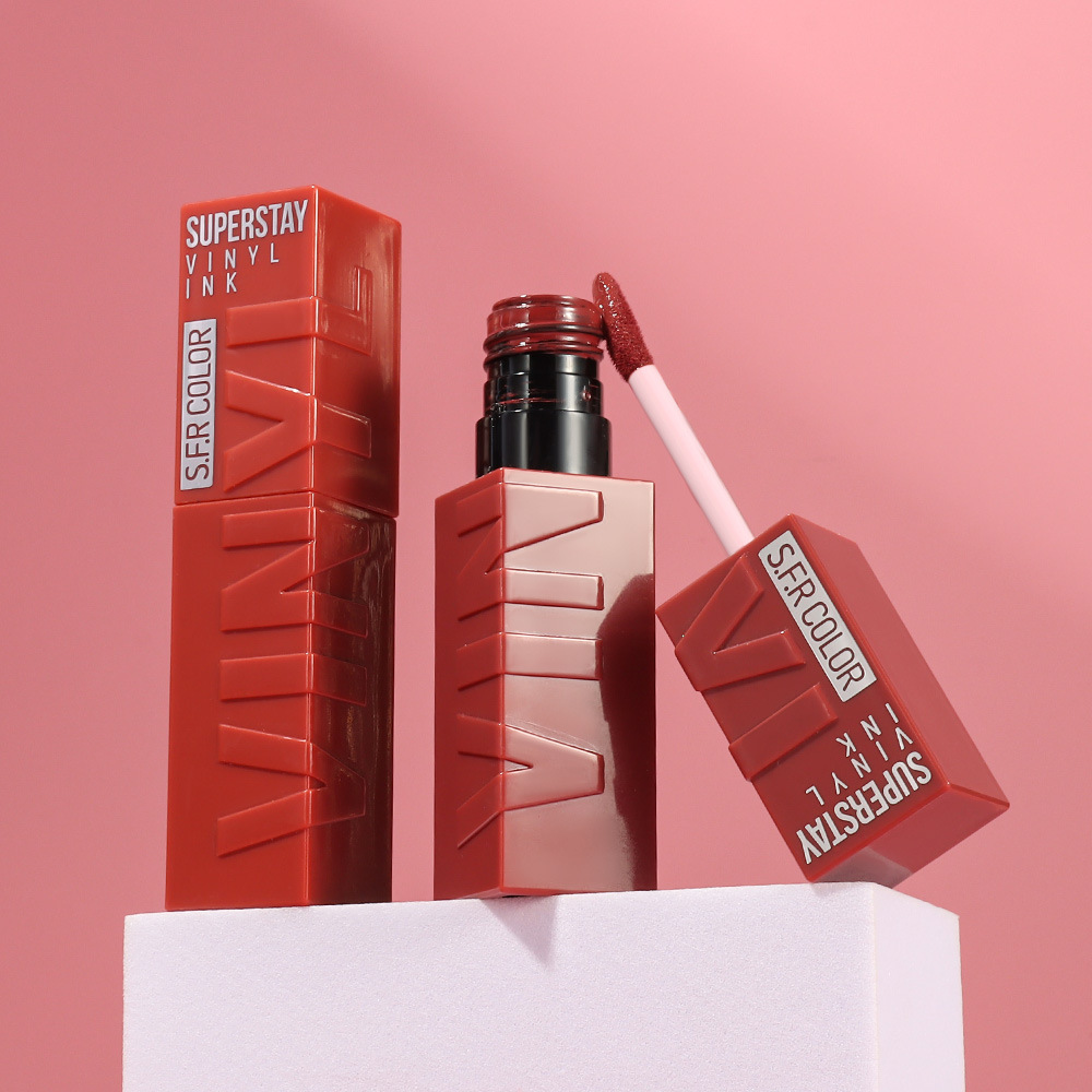 s.f.r color transfronterizo para brillo suave mate natural fácil de colorear, maquillaje para mejorar el tono labial