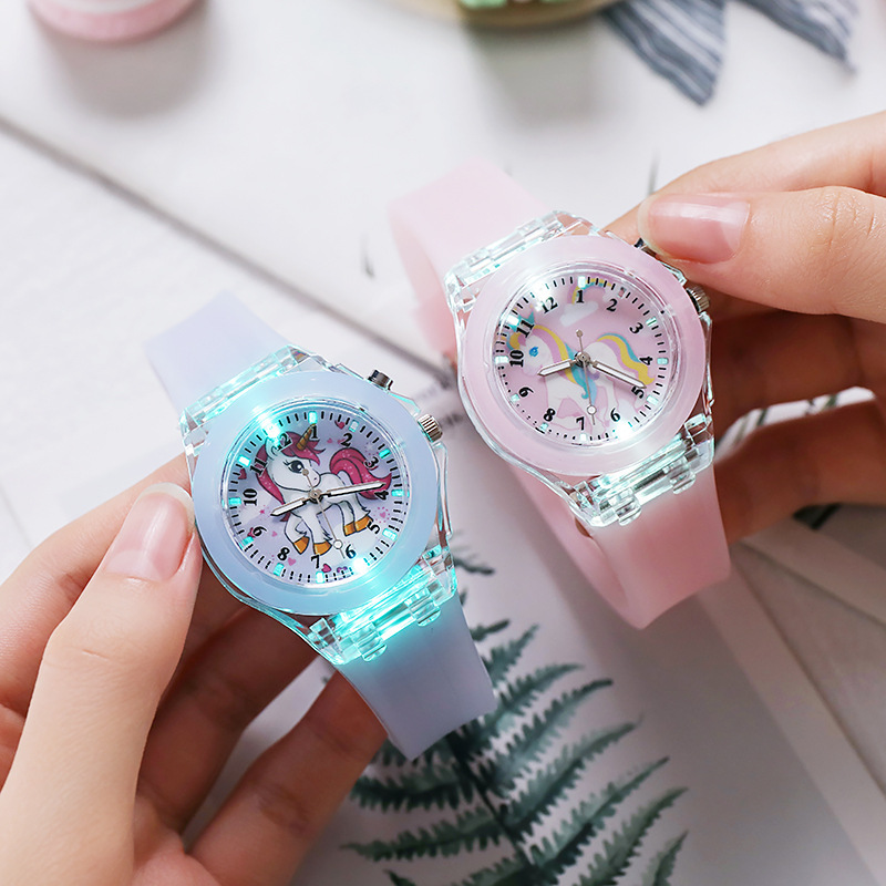 Fashion Unicorn Buckle Quartz Kids Watches display picture 1