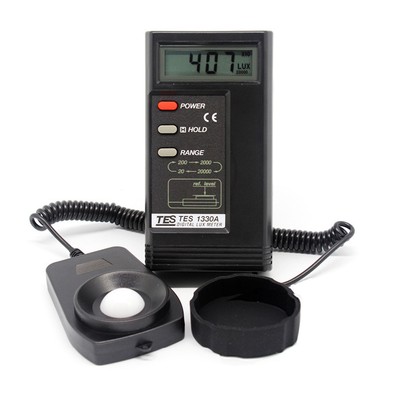 台湾泰仕TES-1330A照度计高精度数字测光仪TES-1332A照度仪