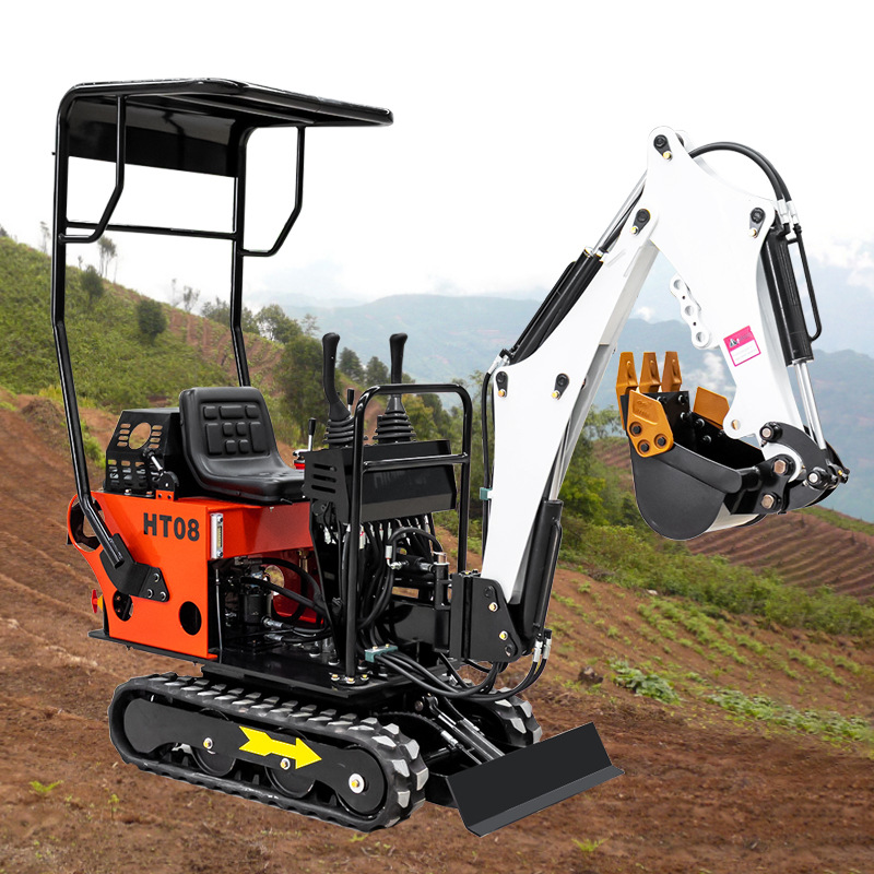出口果蔬园林种植挖土机 农用小型开沟挖沟机 迷你微型履带挖掘机