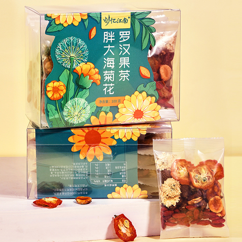 Yi Jiangnan fat sea Arhat fruit chronic throat refreshing tea throat lung genuine goods teacher holiday gift winter health tea