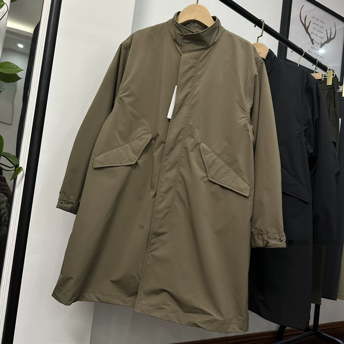 УЗАР Windproof съемный водоотталкивающий плащ-пальто, куртка