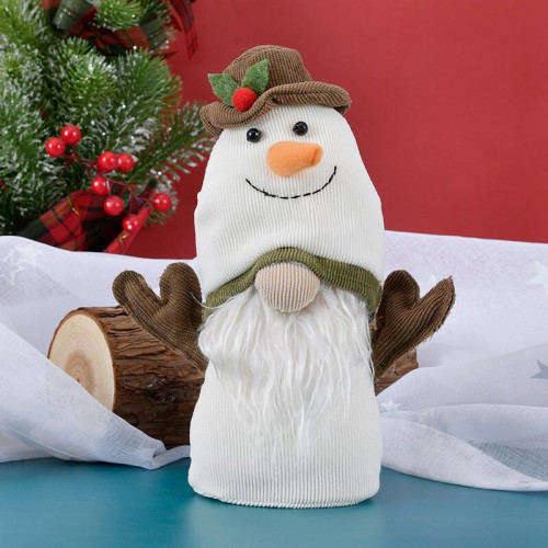 Christmas ornaments small gifts small gift decoration Amazon cross-border luminous plush doll Santa Claus doll