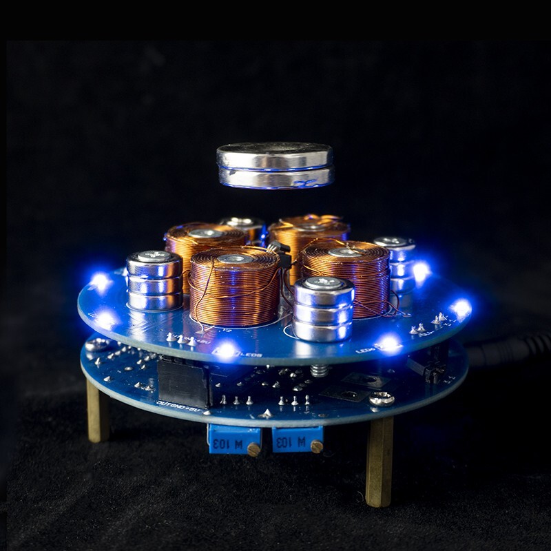 プッシュダウン磁気浮上 DIY キット楽しい技術電子生産学生はんだ付け練習回路基板部品|undefined