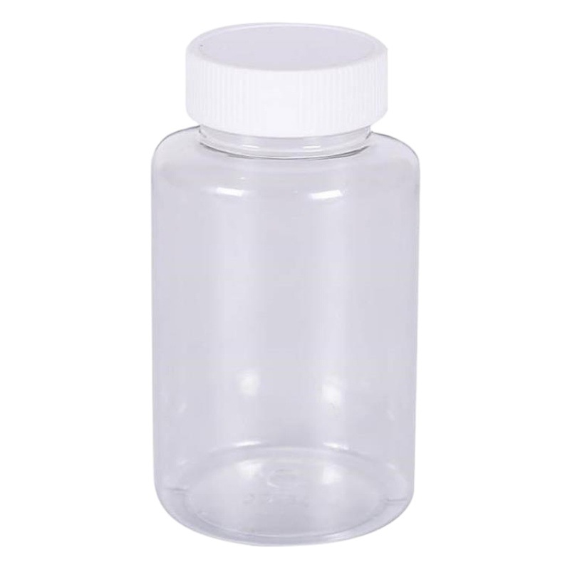 Botella de boca grande transparente 152030 ml botella de plástico pequeña con tapa botella de muestra sellada botella de boca grande