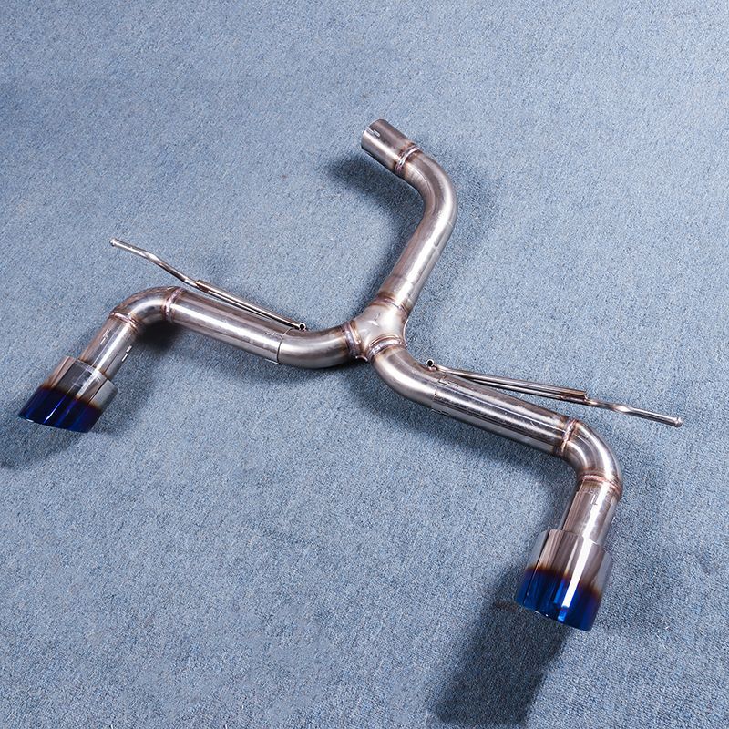 Golf 6 7.5 7 8 Scirocco Car Exhaust Pipe Upgrade Tail Section Swallowtail Dual Outlet Quad Outlet Middle Outlet Accessories