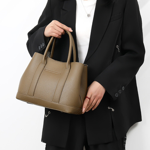 Bags for women  new Korean style fashion middle-aged mother hand bag commuting large capacity crossbody handbag for women