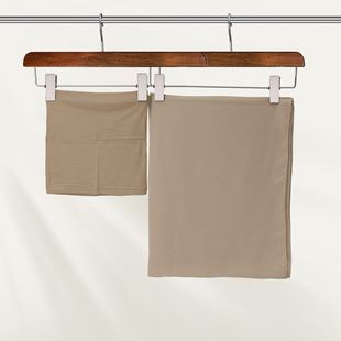 [Not Spliced-Square Hat Chiffon] Modal Base Cap Chiffon Shawl Two-piece Set Not Spliced