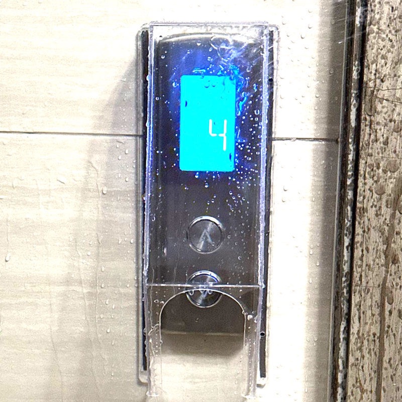 电梯按钮防雨罩 彩色可视主机防水罩 户外按钮防水盒单元门口防雨