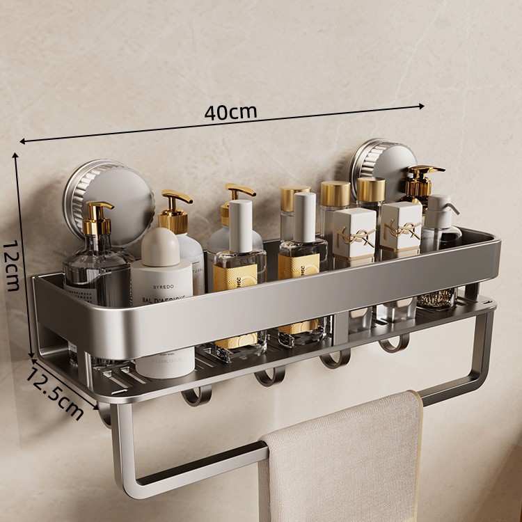 건 애쉬 [단일 레이어 - 후크 및 막대 포함] 업그레이드 및 분리 가능丨 마음대로 위치 변경 40CM