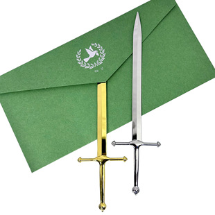 现货欧式宝剑开信刀金属拆信刀复古办公拆信封工具Letter Opener-阿里巴巴