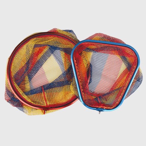 Aluminum alloy net copy head, large object net head, anti-hanging fishing net pocket, triangular round copy net, integrated copy net head, fishing gear