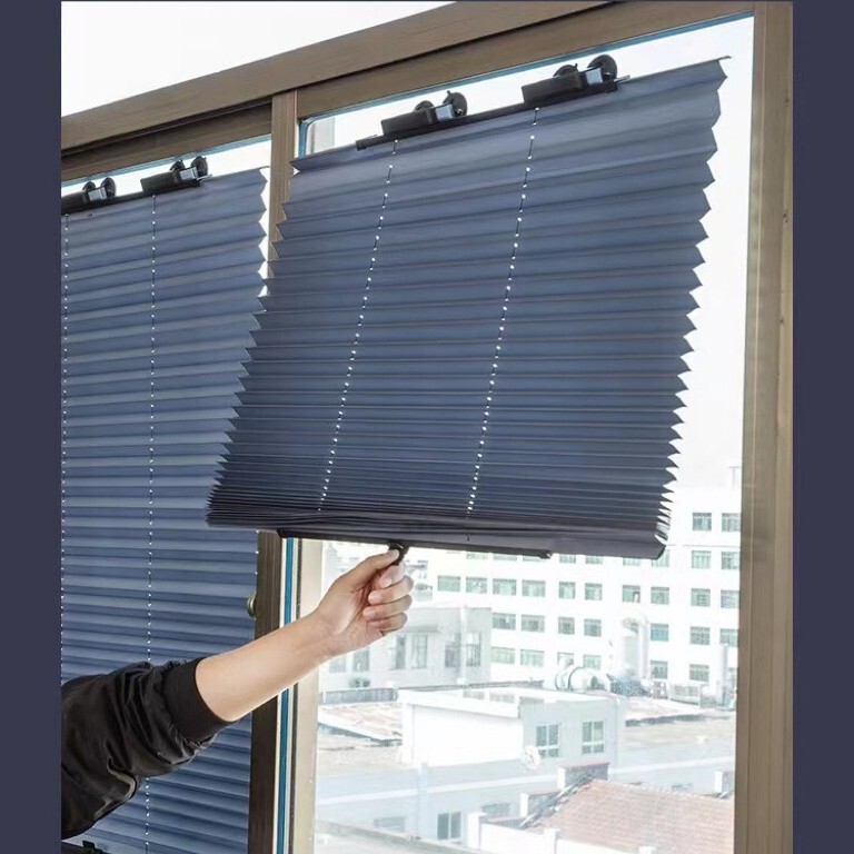 Sunshade Curtains, Window Blackout Curtains, Kitchen Balcony Sun Protection, Retractable, No-Drill, Office Sunroom Insulation Sunshade Curtains, Window Blackout Curtains, Kitchen Balcony Sun Protection, Retractable, No-Drill, Office Sunroom Insulation