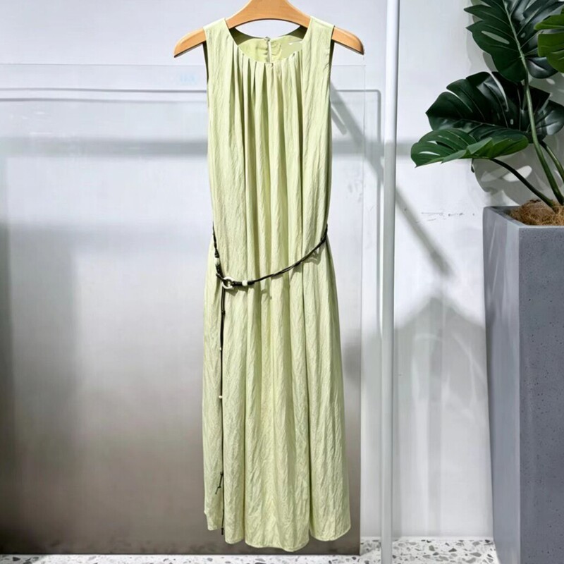 Free Accessories with Purchase: mm Maimai 26 New Summer Style Sleeveless Elegant Green Casual Comfortable Dress for Women 5H5190961 Free Accessories with Purchase: mm Maimai 26 New Summer Style Sleeveless Elegant Green Casual Comfortable Dress for Women 5H5190961