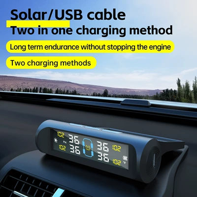 Tire pressure monitoring system System High-Precision Solar-Powered Tire